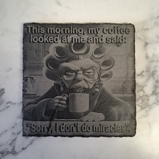 Slate coasters