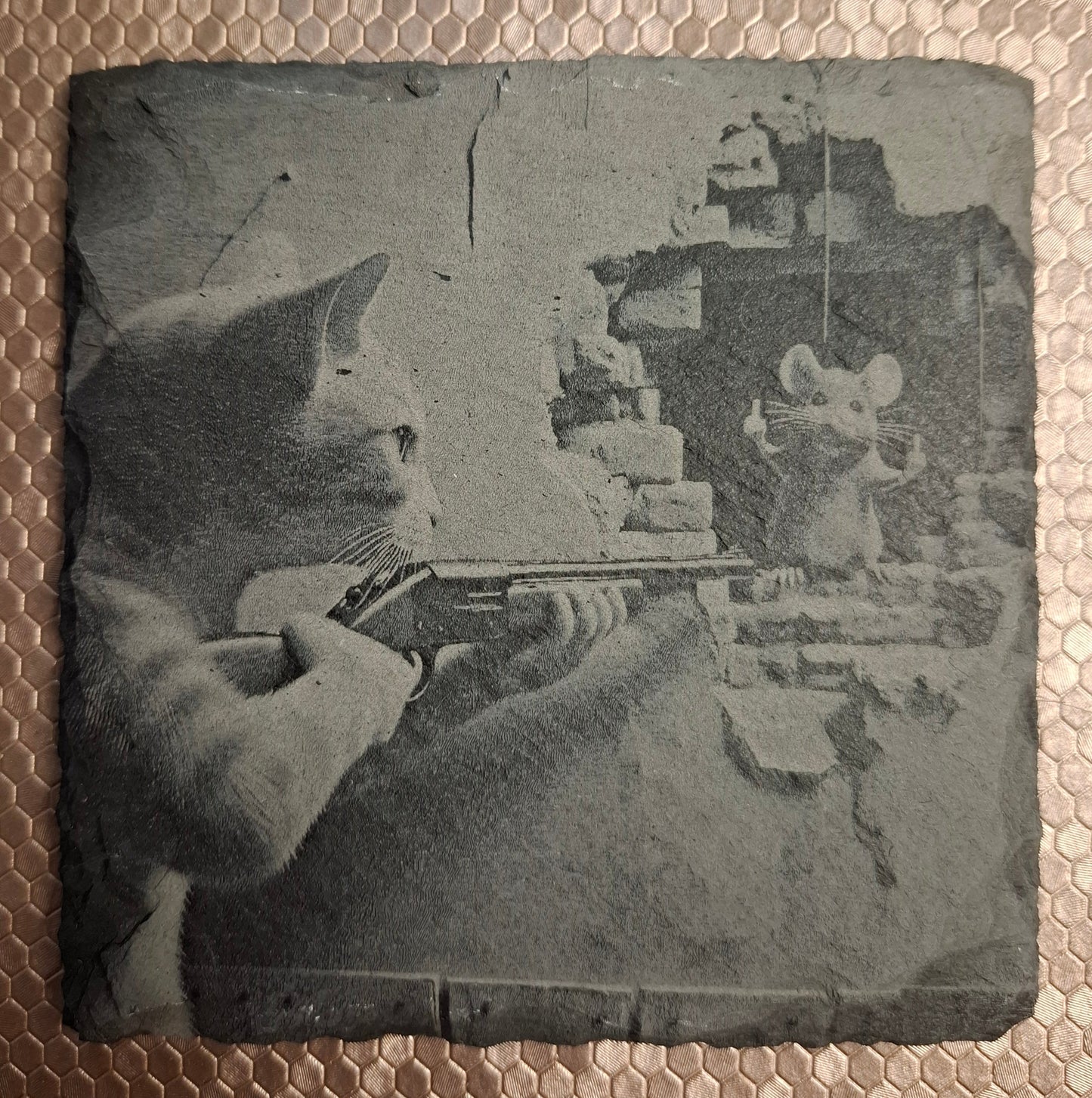 Slate coaster